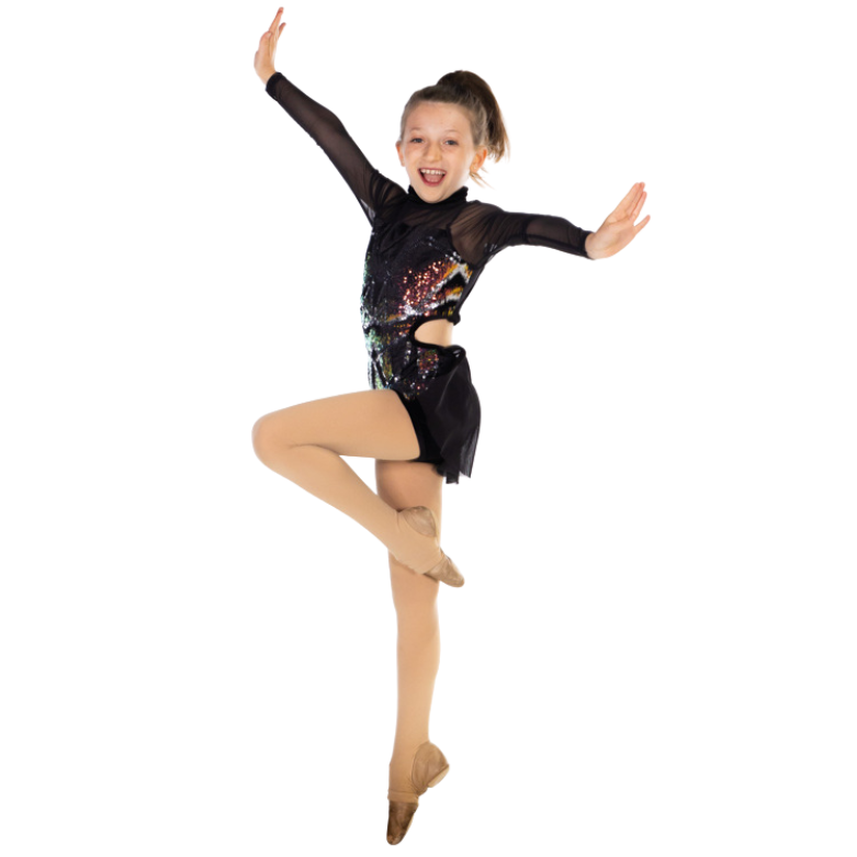 ballet-dancer0inblack-jump-pose ballet dancer in black jump pose